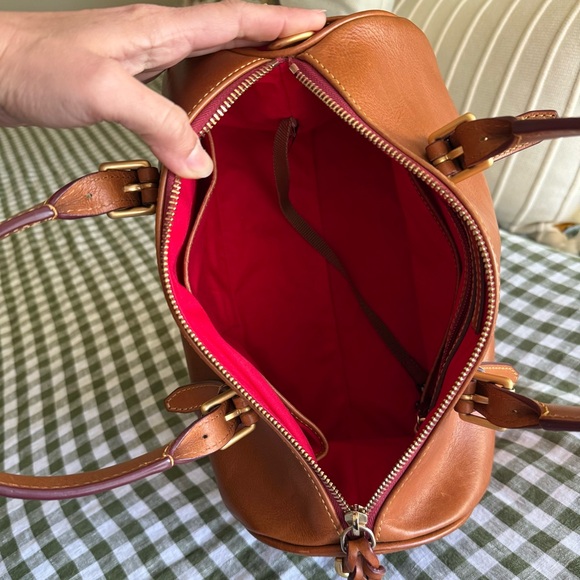 Dooney & Bourke Florentine Olivia Satchel in Natural π - Picture 8 of 12